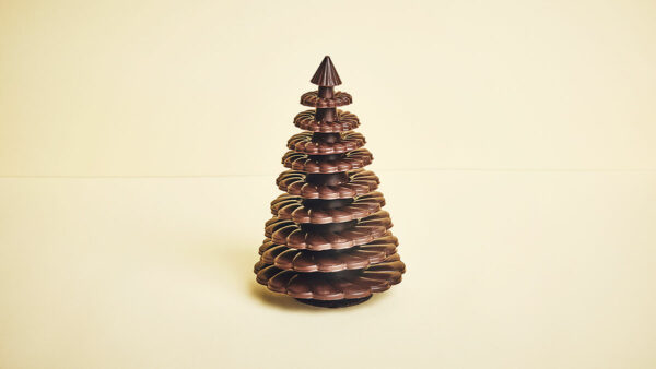 Sapin fourré chocolat noir taille 2